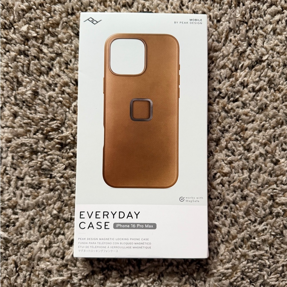 Peak Design Magnetic Case for iPhone 16 Pro Max - Tan